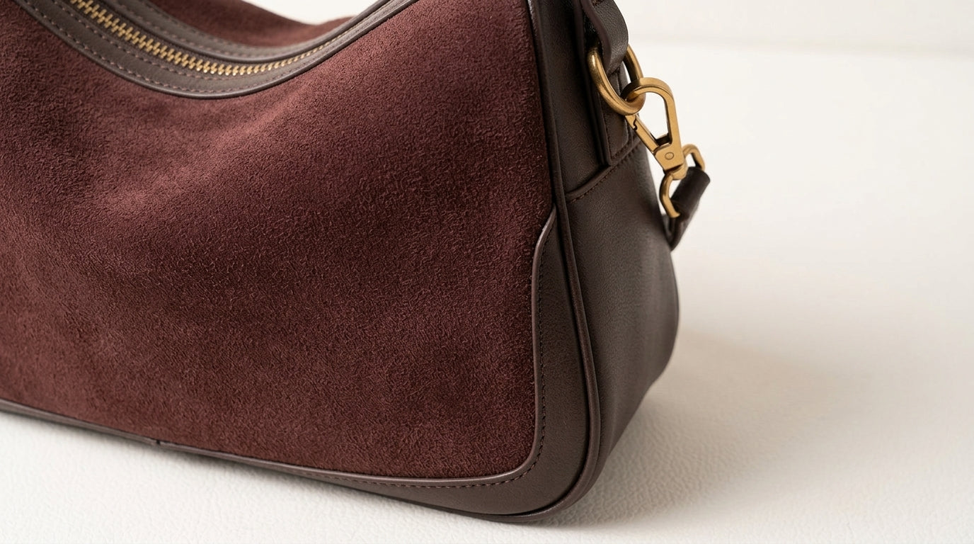 Detalhe do produto Vintage Matte Suede Grand Bag