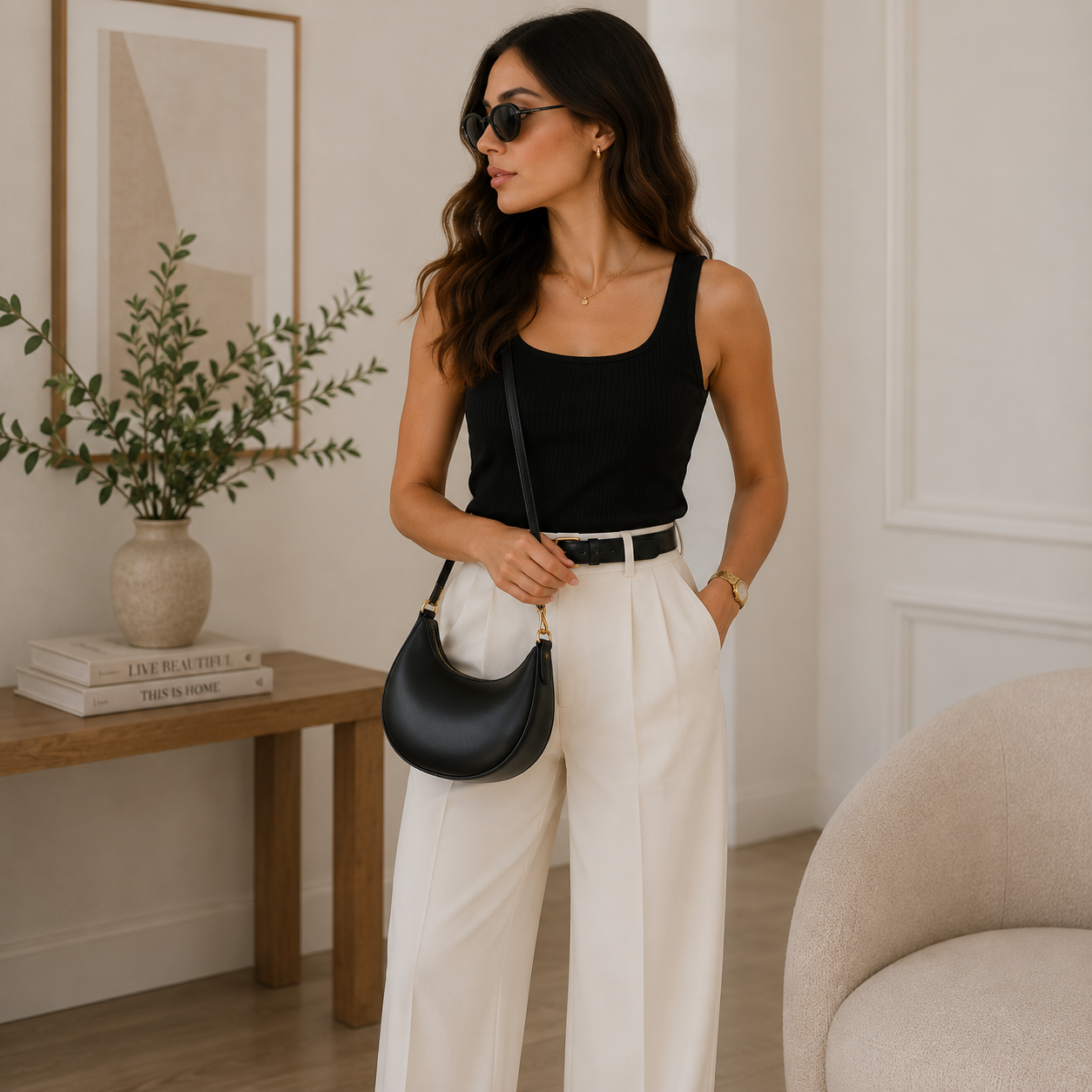 Luxury Moon Shoulder Bag
