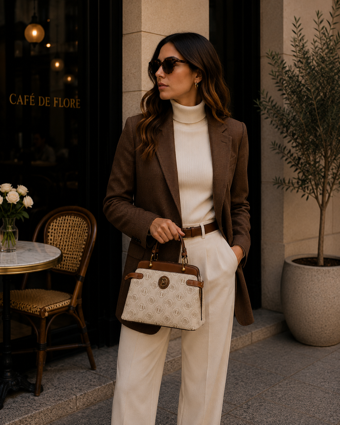 Vintage Monogram Crossbody