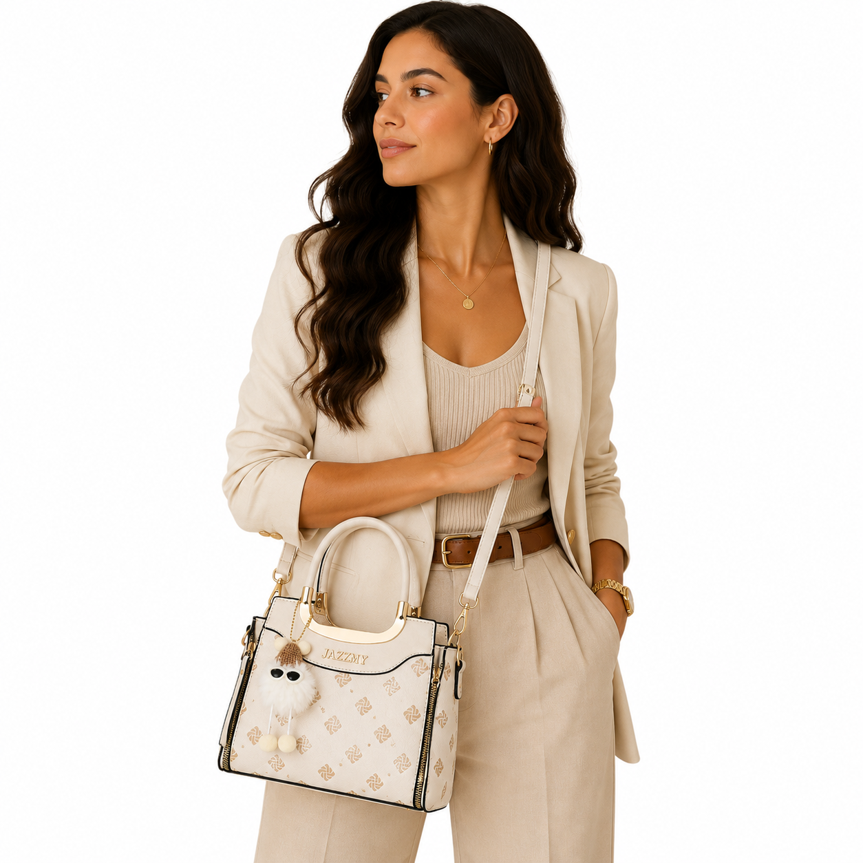 Hazel Luxury Composite Messenger Bag