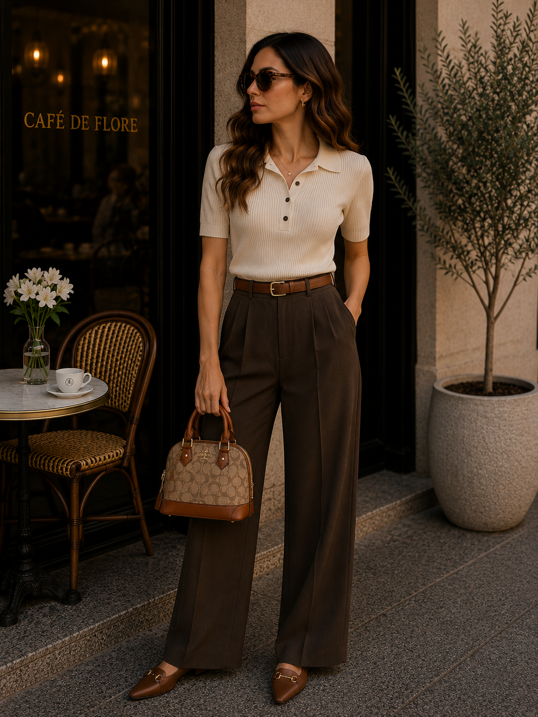 Retro Crossbody Shell Bag