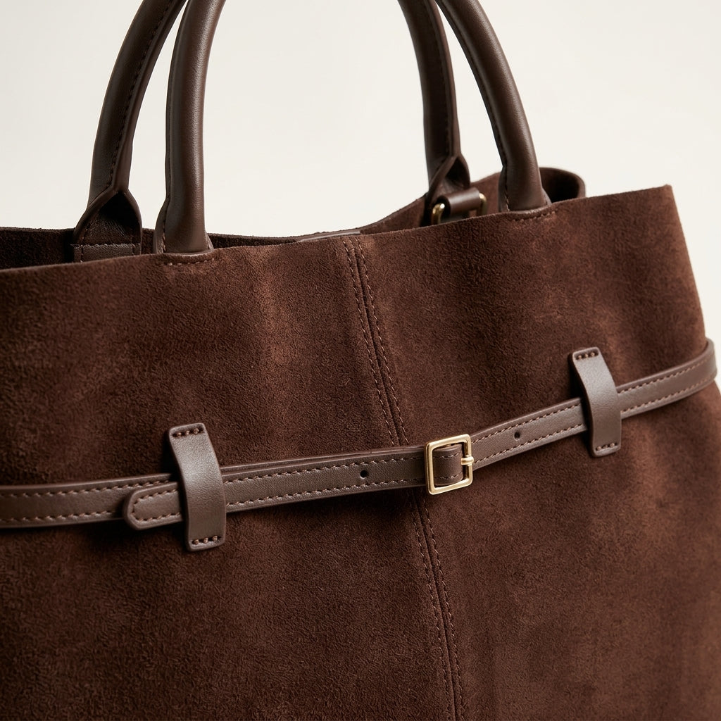 Detalhe do produto The Suede Urban Commuter Bag