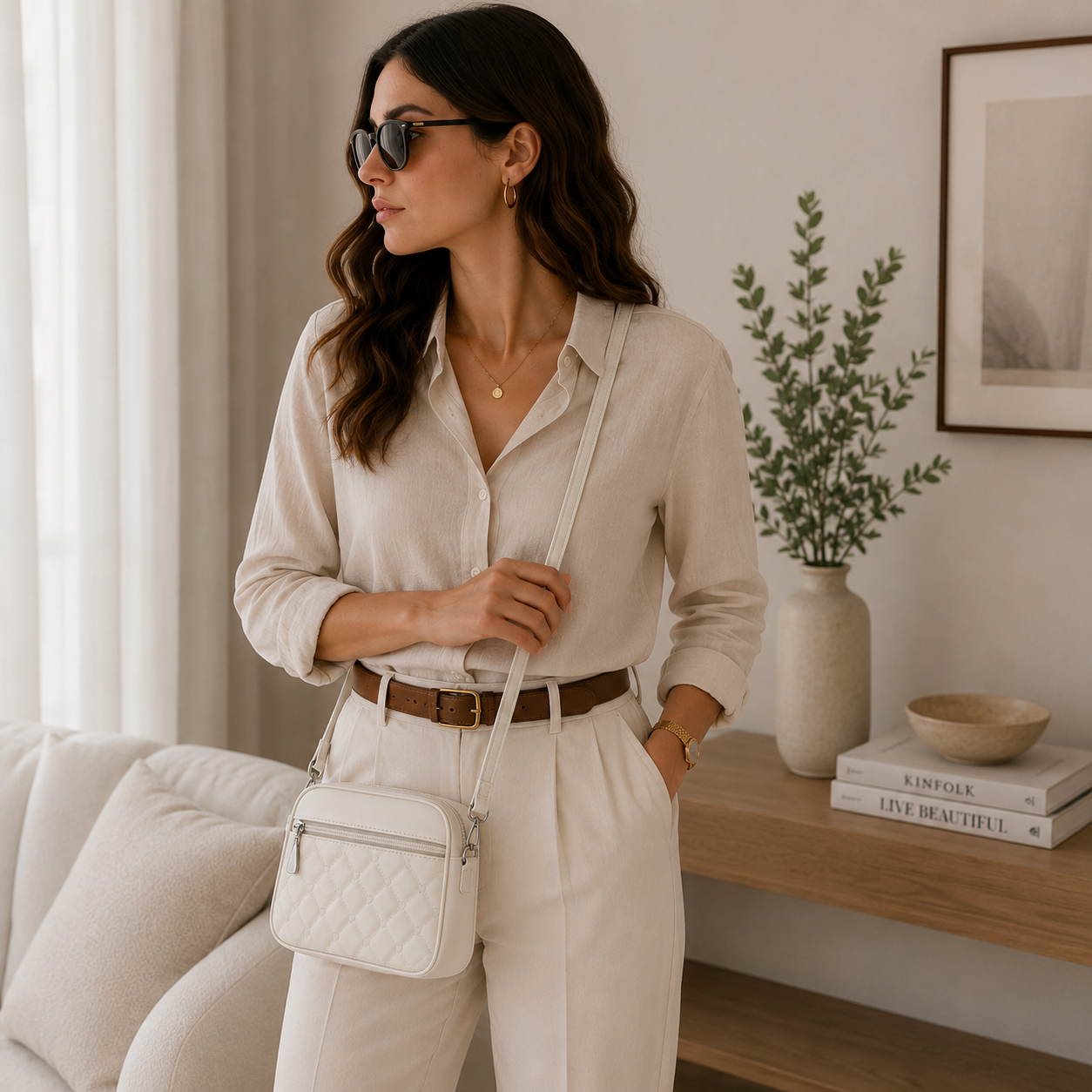 Summer Square Crossbody Bag