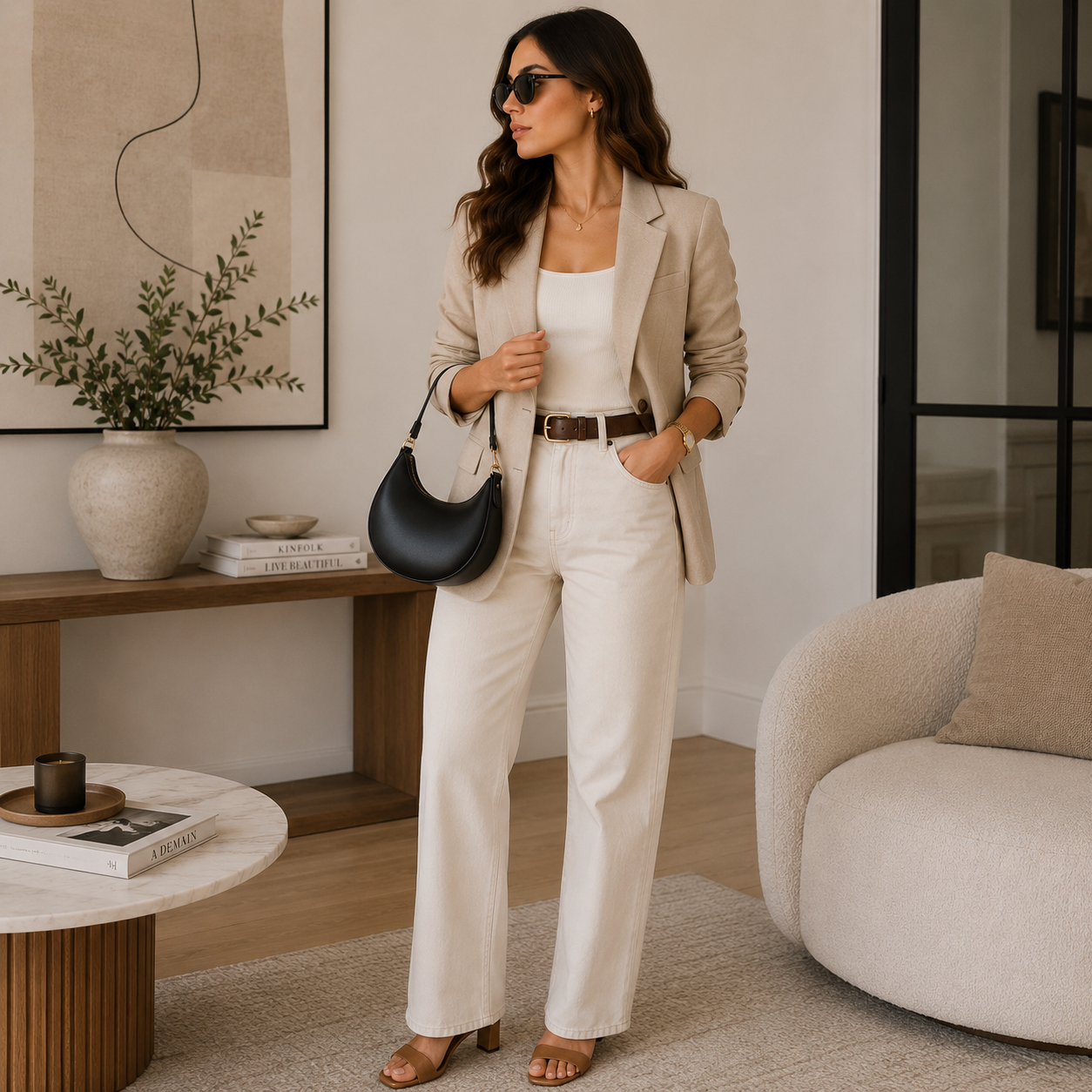 Luxury Moon Shoulder Bag