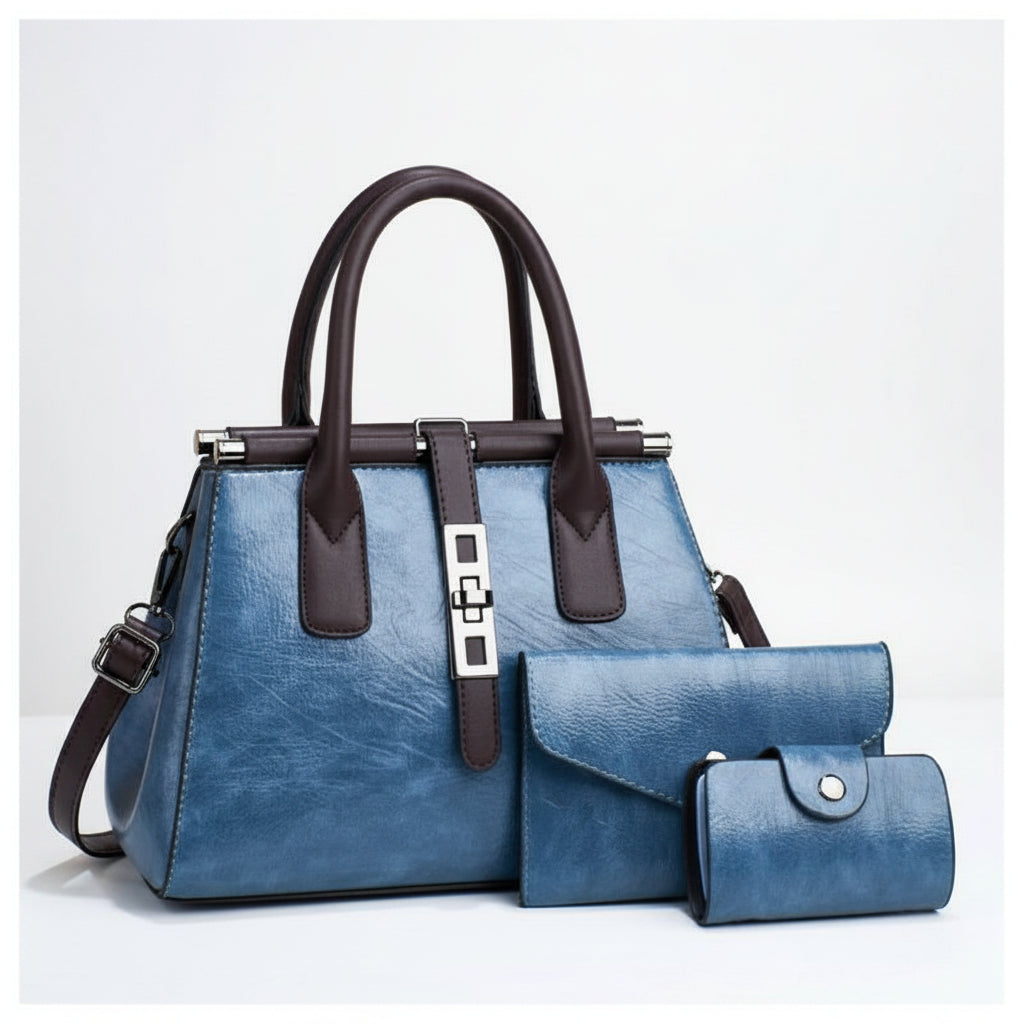 3-Piece Tote & Crossbody Bag Set