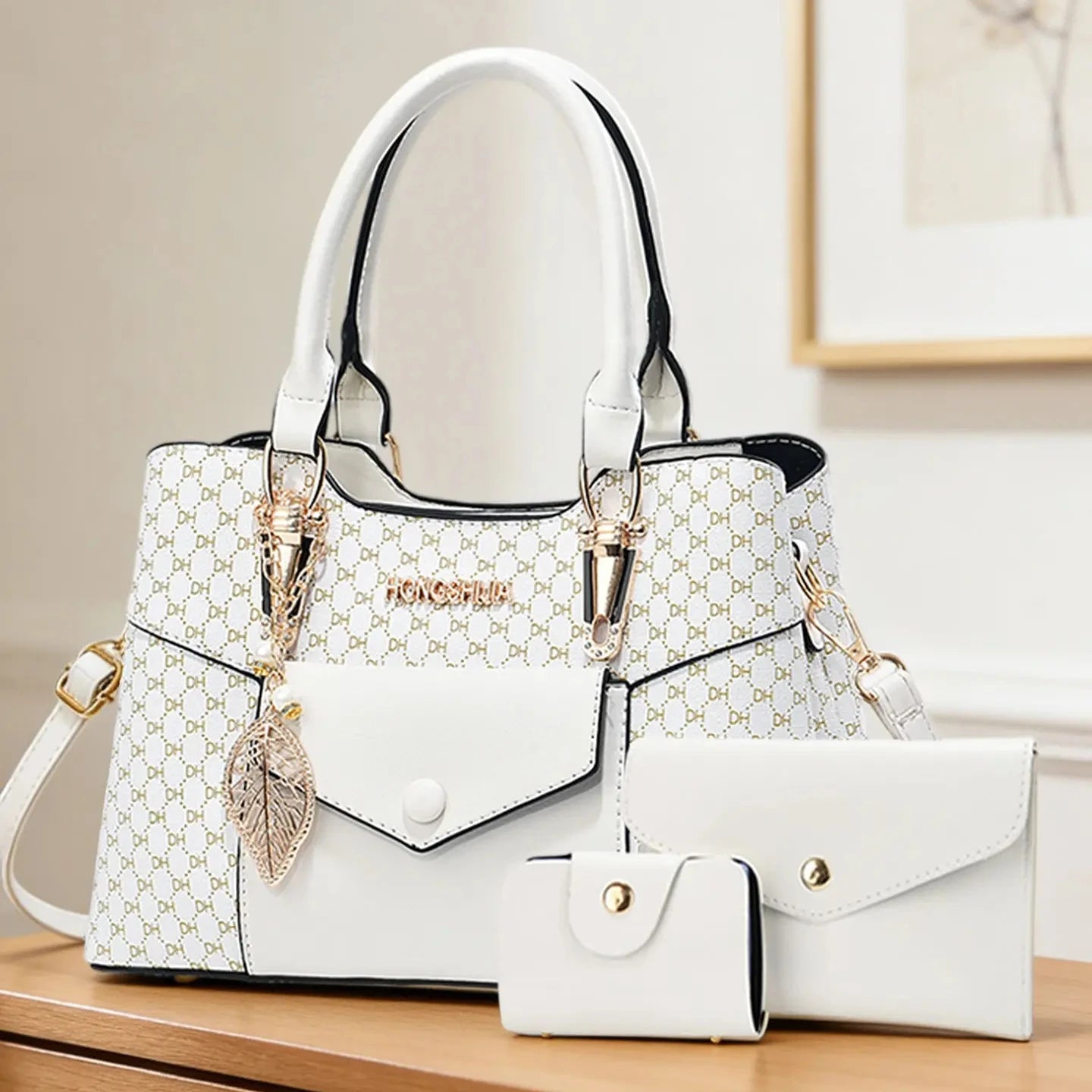 high-end textured large-capacity commuter tote bags, luxury women's bag series with color-blocking crossbody bags