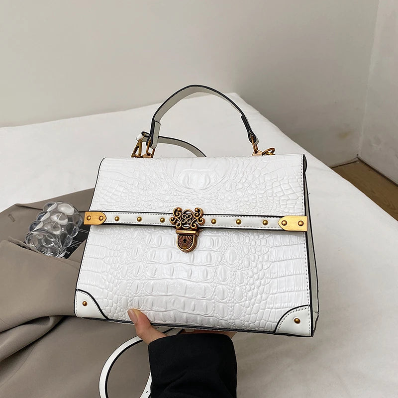 Purple Square Crossbody Bag