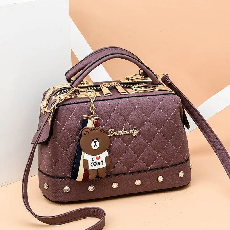 Ivy Lychee Pattern Bucket Bag