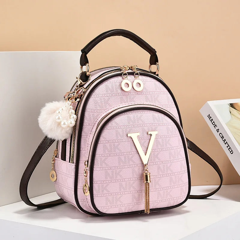 Harper Patterned Crossbody Bucket Bag