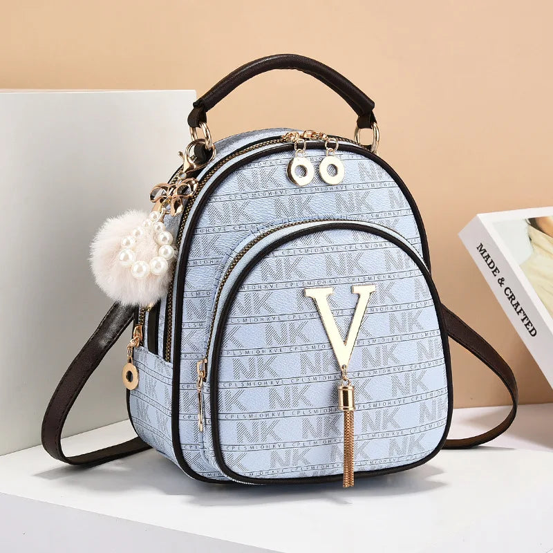 Harper Patterned Crossbody Bucket Bag