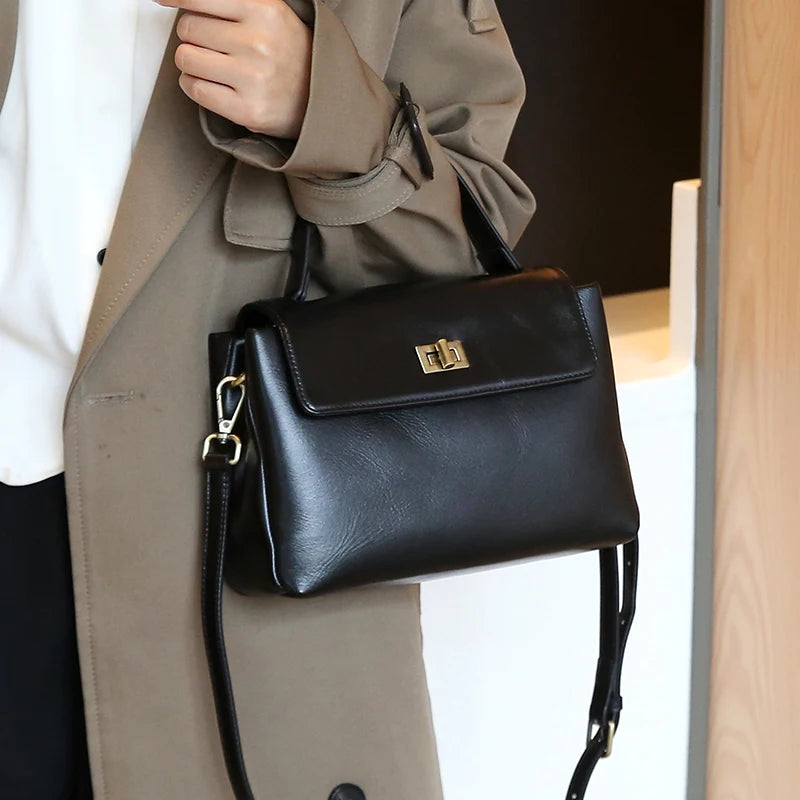 Eleanor Vintage Oil Wax Satchel