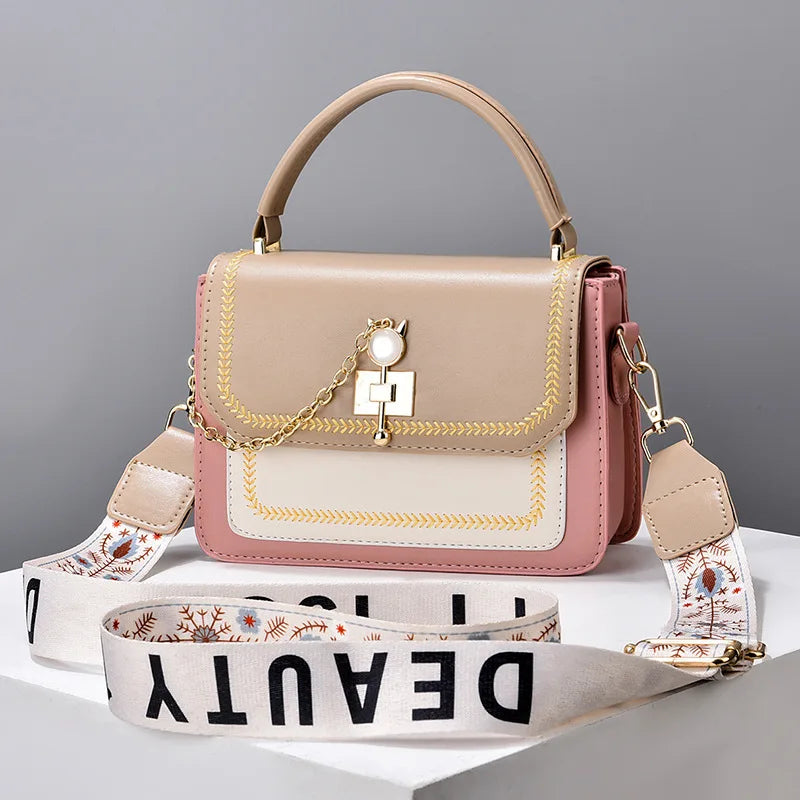 Large Capacity Casual Shoulder Bag & Crossbody Handbag
