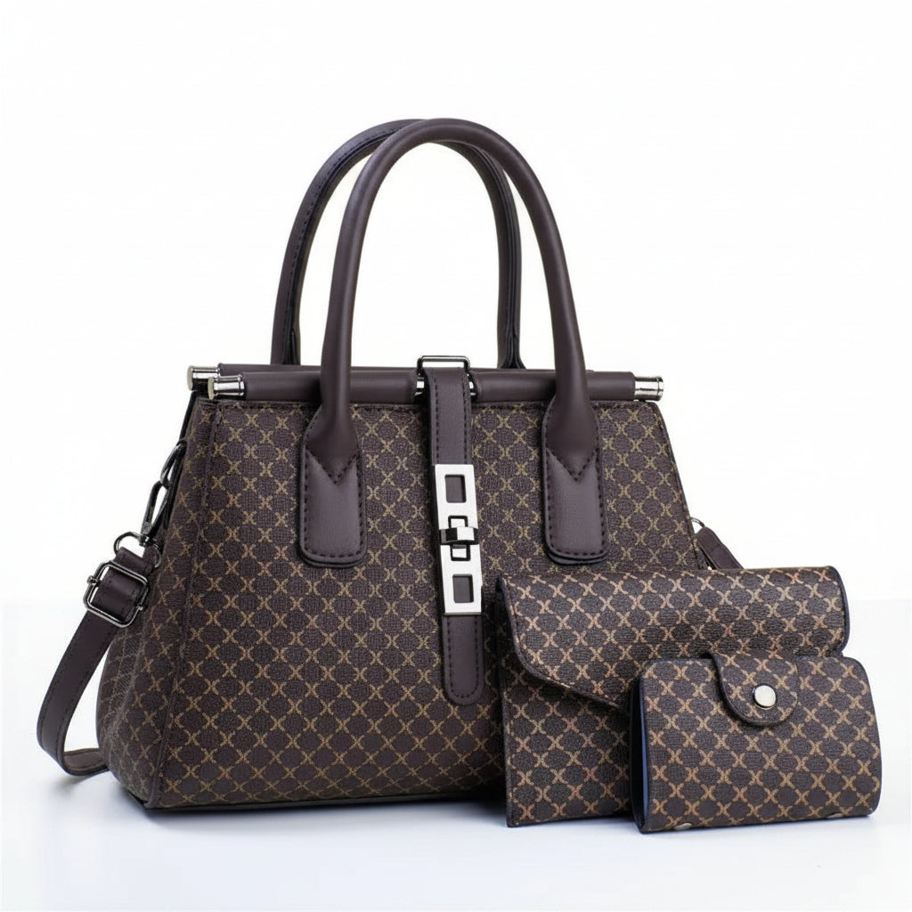 3-Piece Tote & Crossbody Bag Set