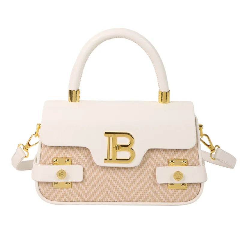 Textured Square Shoulder Bag