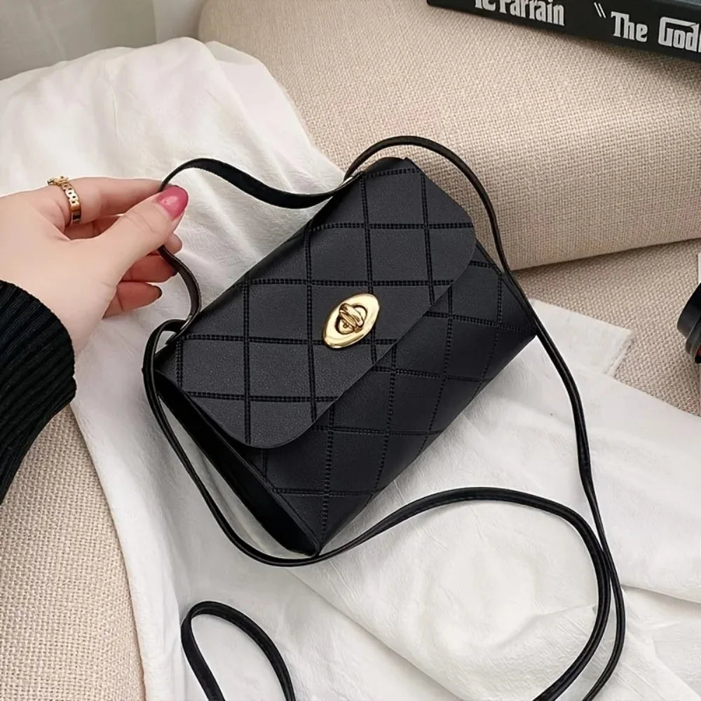 Diamond Quilted Shoulder Bag