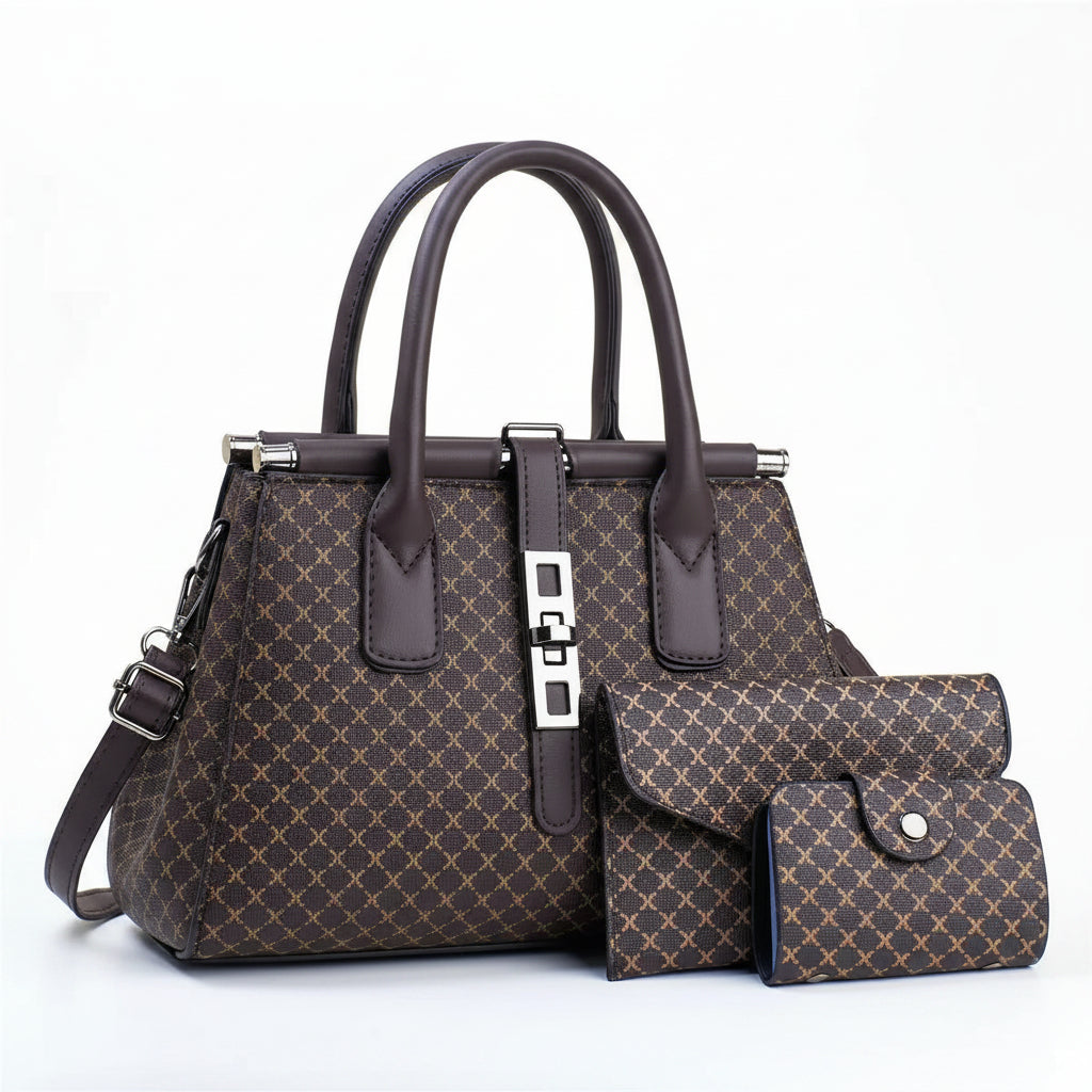 3-Piece Tote & Crossbody Bag Set