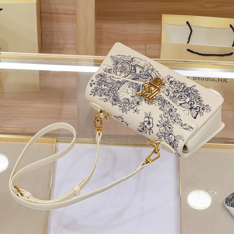 Embroidered Underarm Crossbody