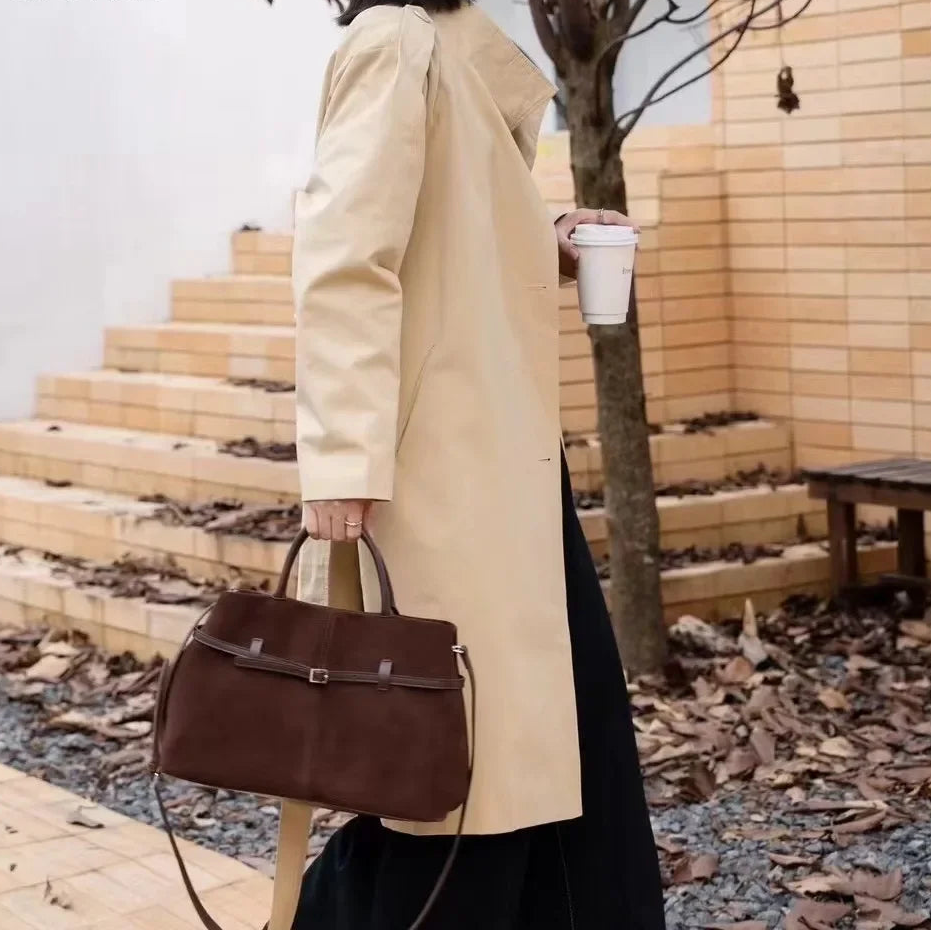 The Suede Urban Commuter Bag