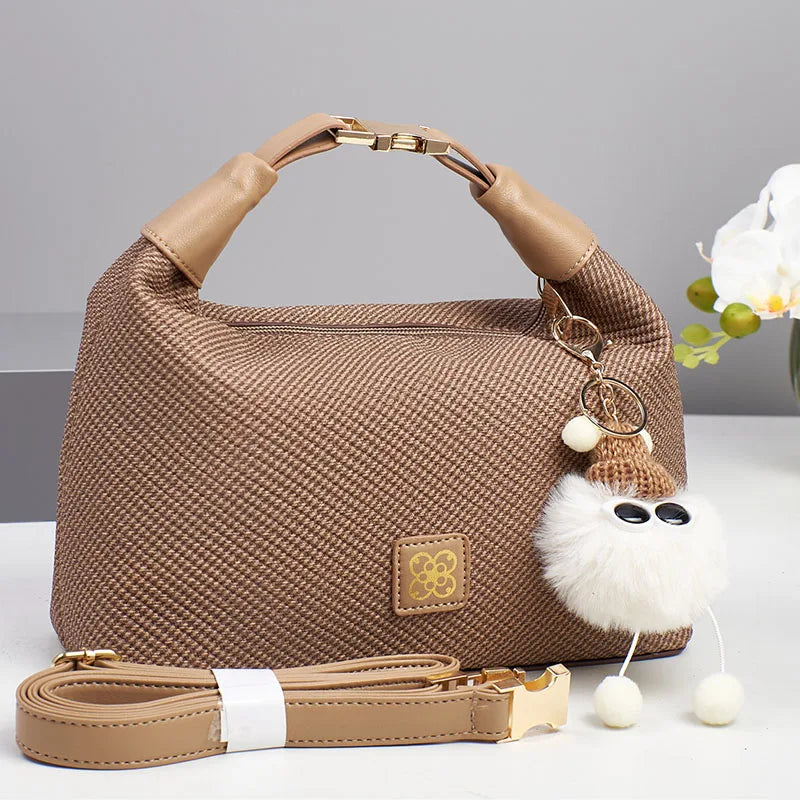Maya Large Capacity Leather Shoulder Bag