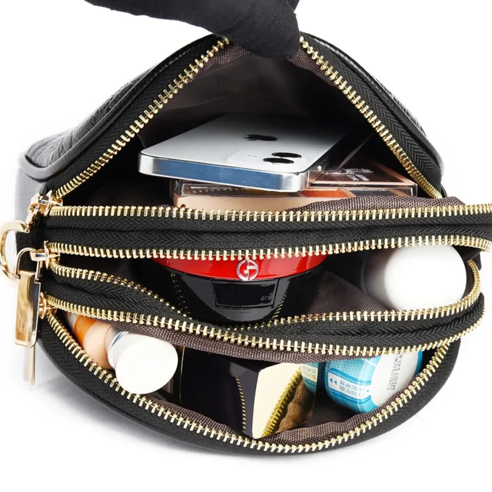 Crocodile Leather Crossbody Bag
