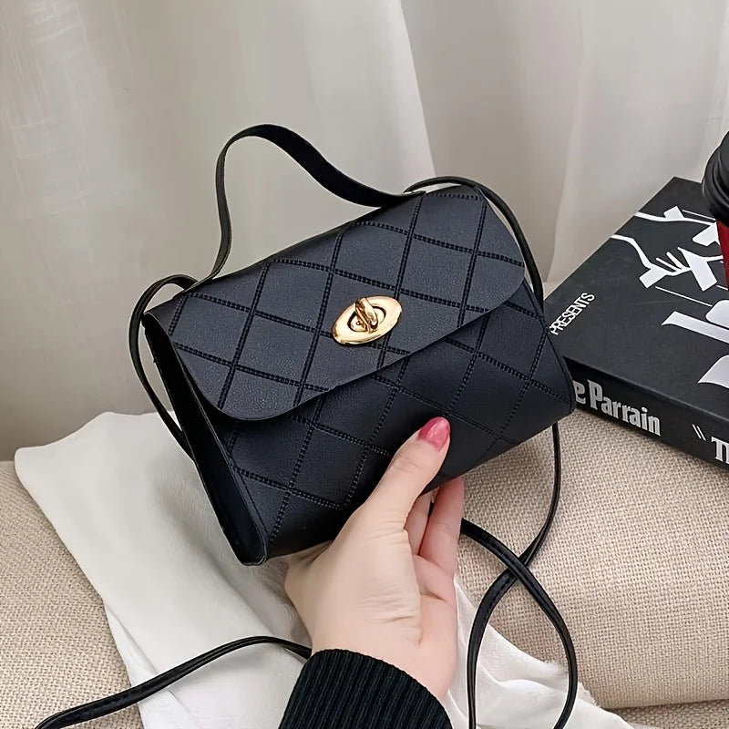 Diamond Quilted Shoulder Bag