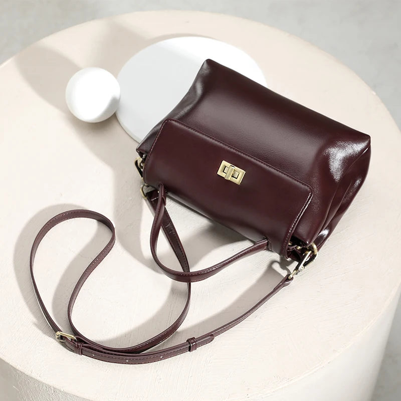 Eleanor Vintage Oil Wax Satchel