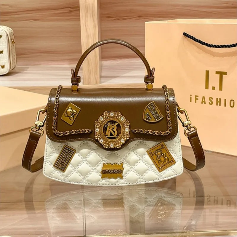 Textured Designer Crossbody