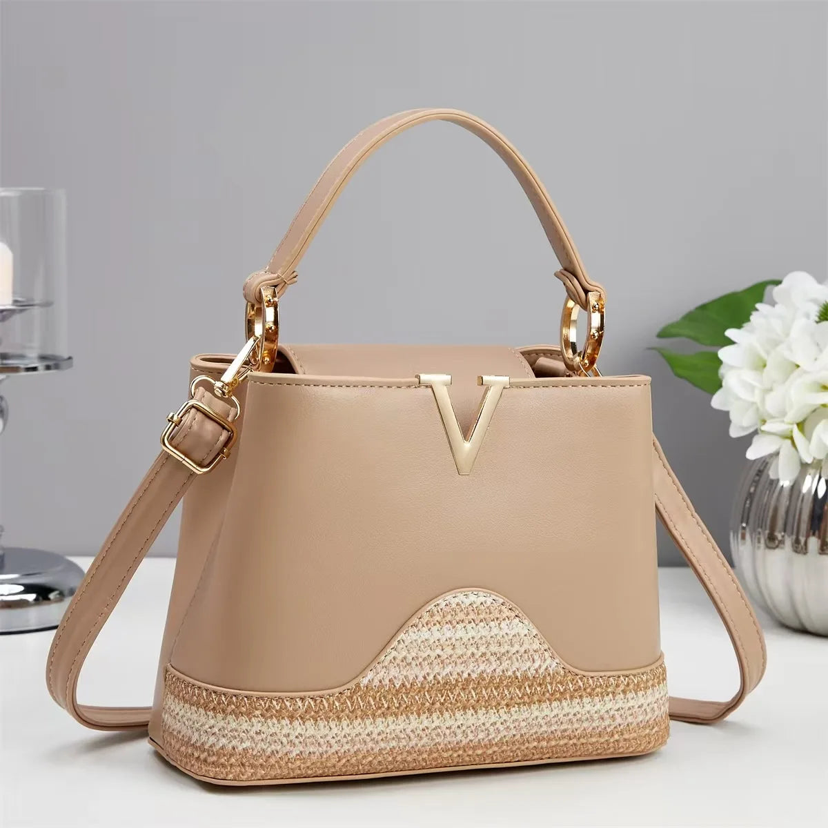 Sofia Luxury Monogram Shoulder Bag