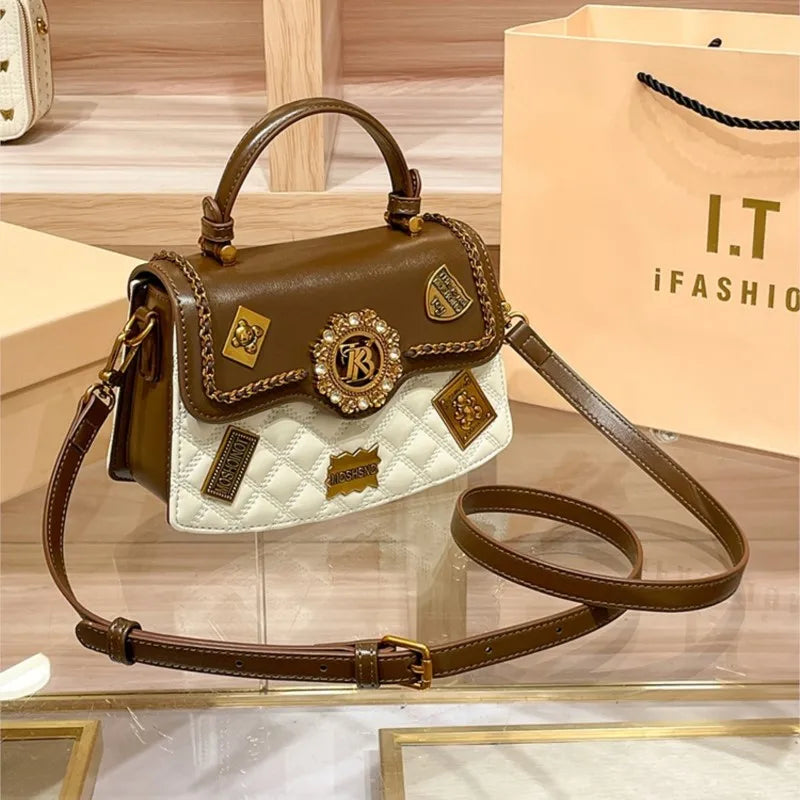 Textured Designer Crossbody