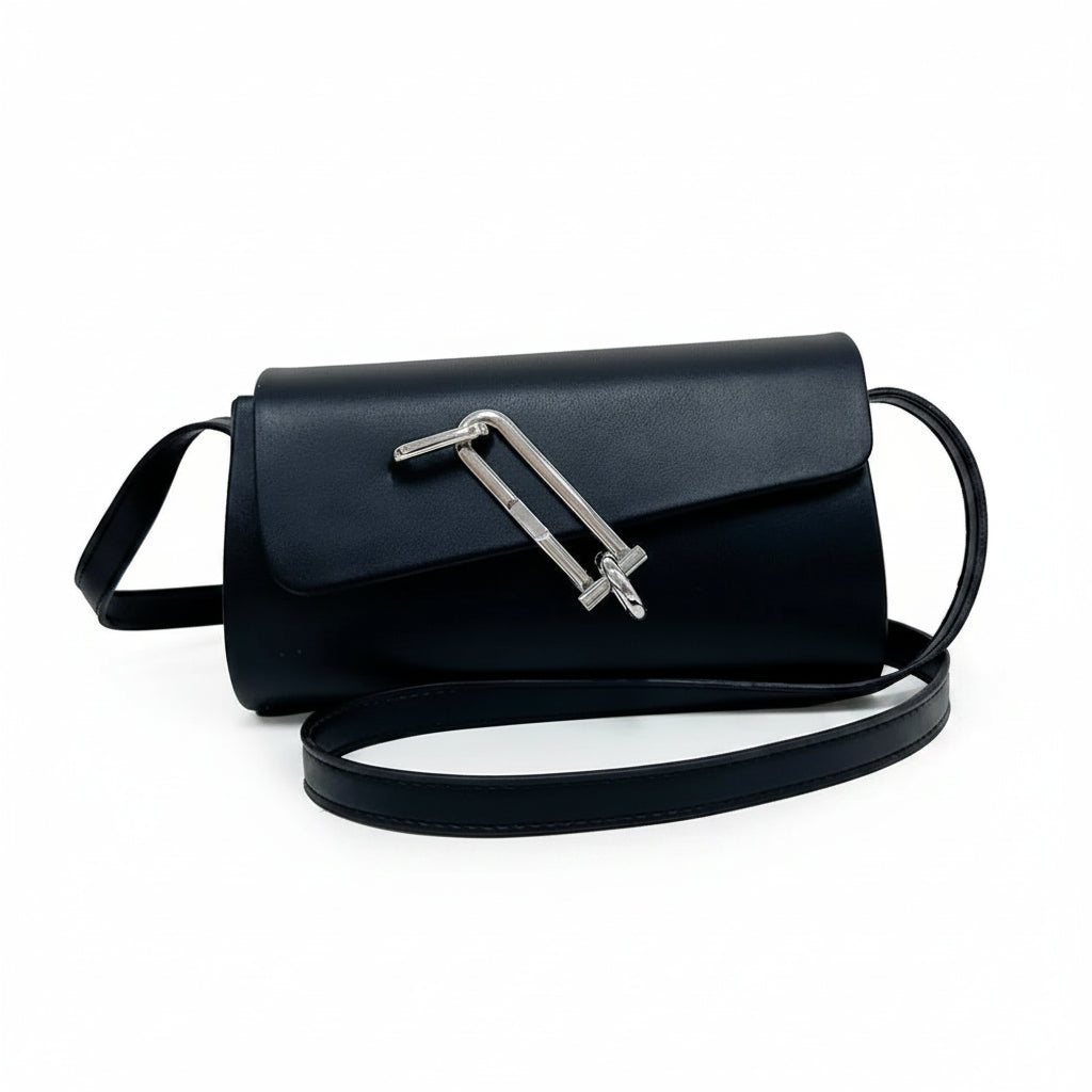 Green Orange Saddle Bag