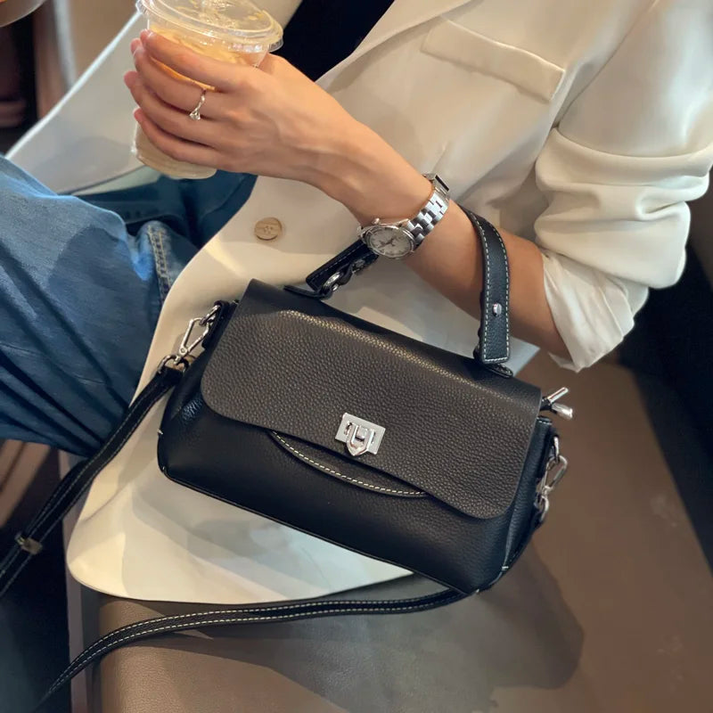 Genuine Leather Crossbody Bag