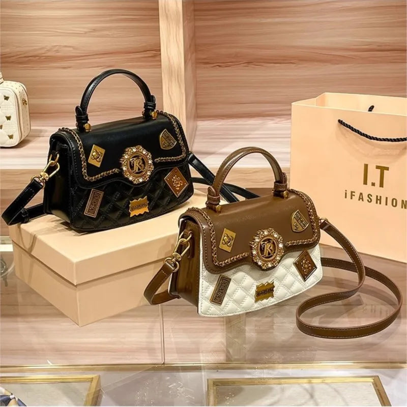 Textured Designer Crossbody