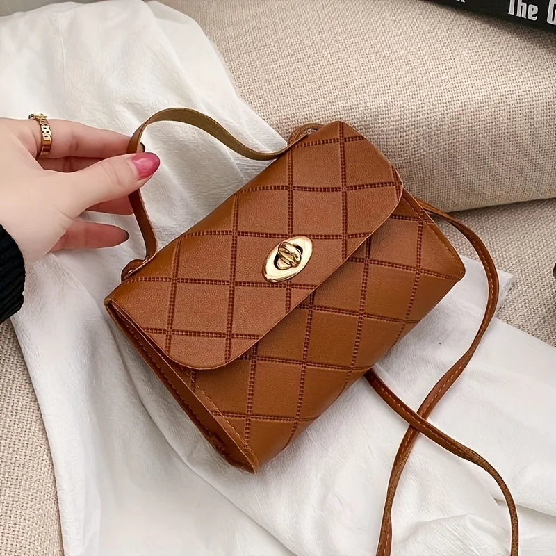 Diamond Quilted Shoulder Bag
