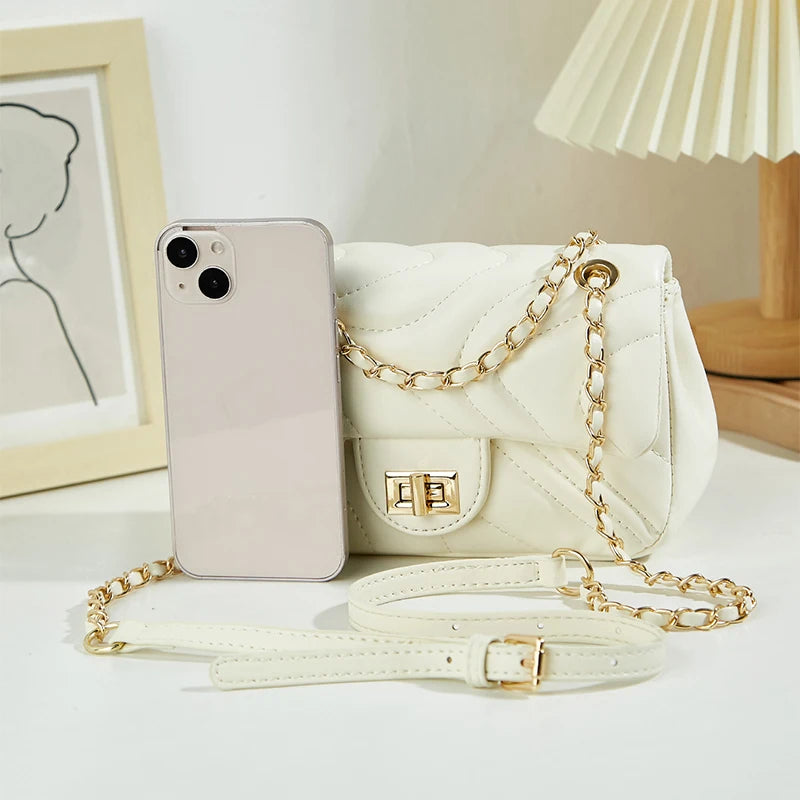 Square Chain Crossbody Bag
