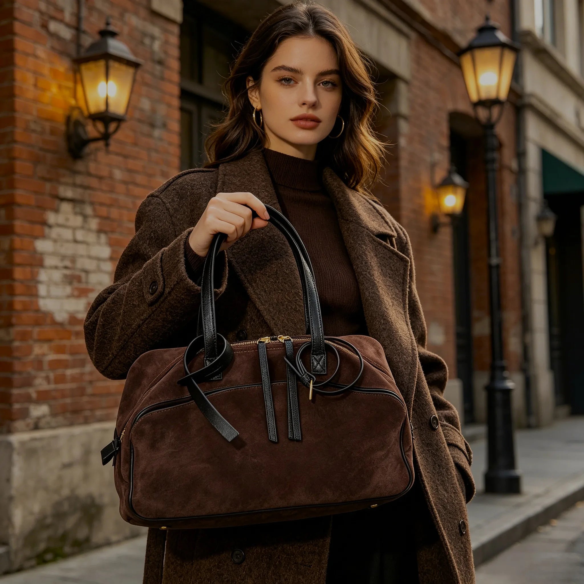 Matte Velvet Essence Shoulder Bag