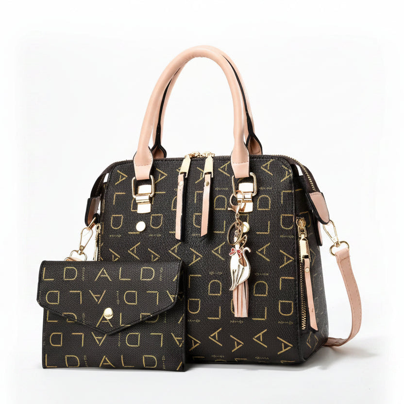 Premium Retro Large Capacity Tote & Crossbody Handbag