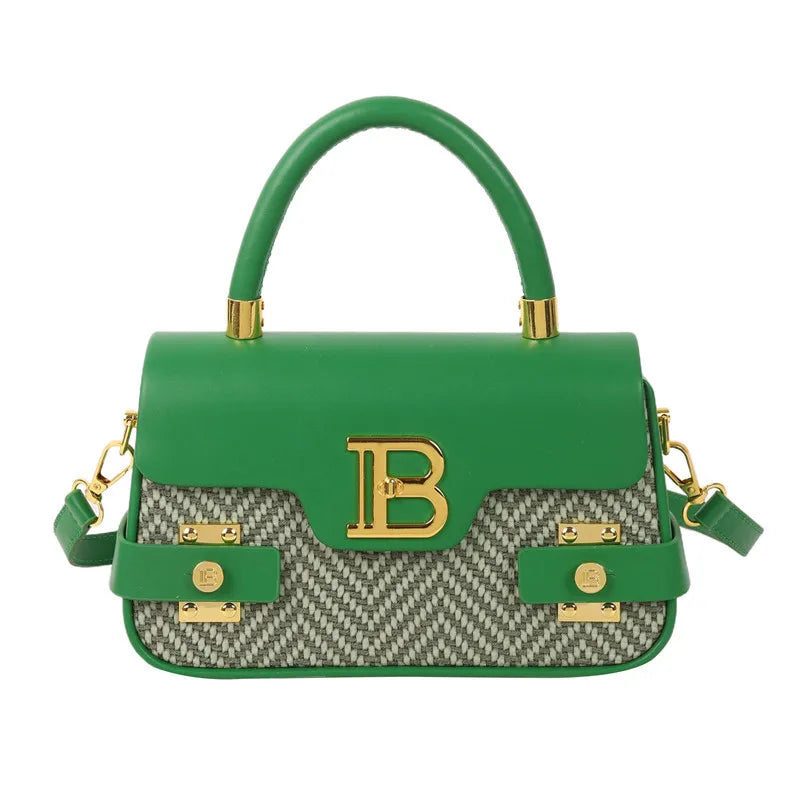 Textured Square Shoulder Bag