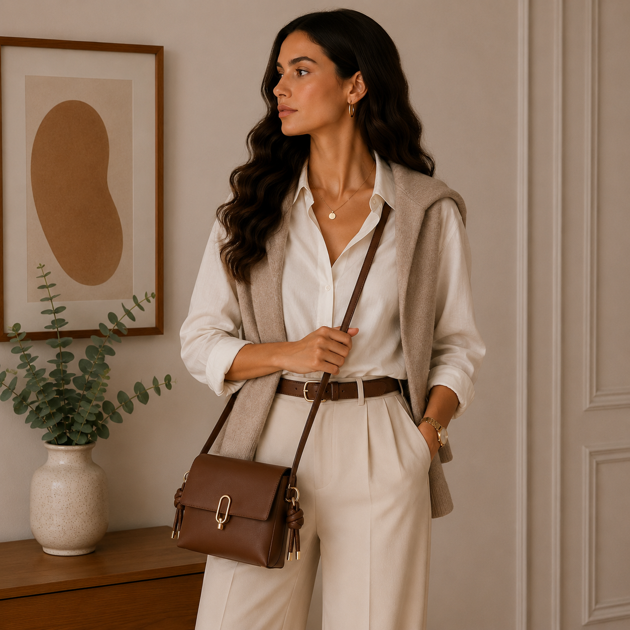 Bella Luxury Crossbody Messenger Bag