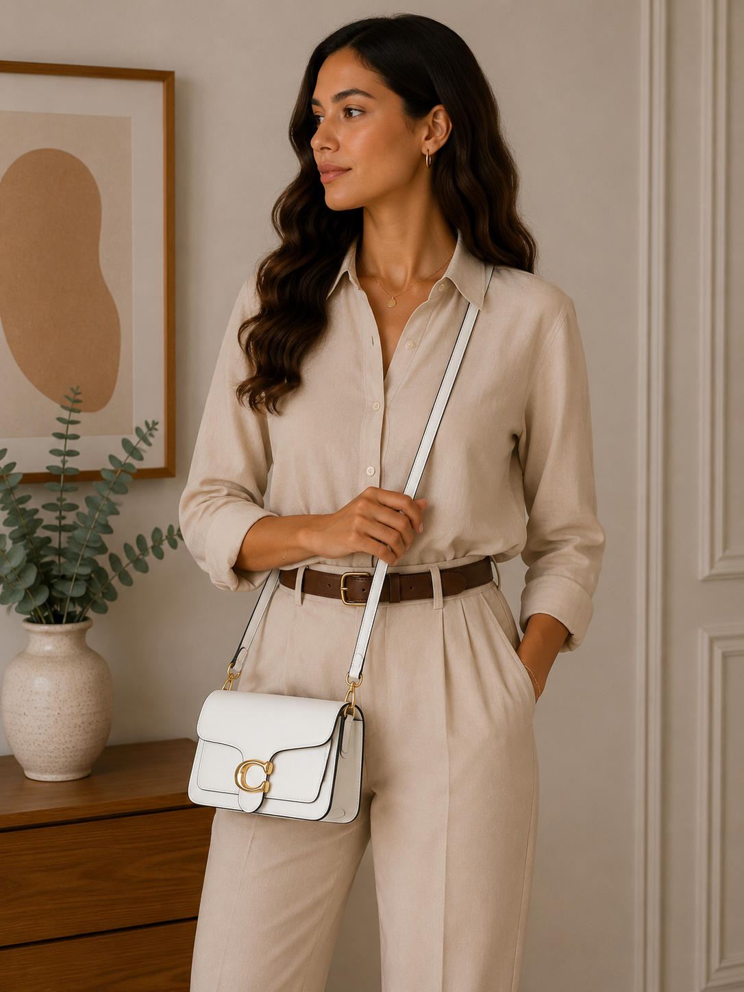 Patent Leather Mini Square Crossbody Bag