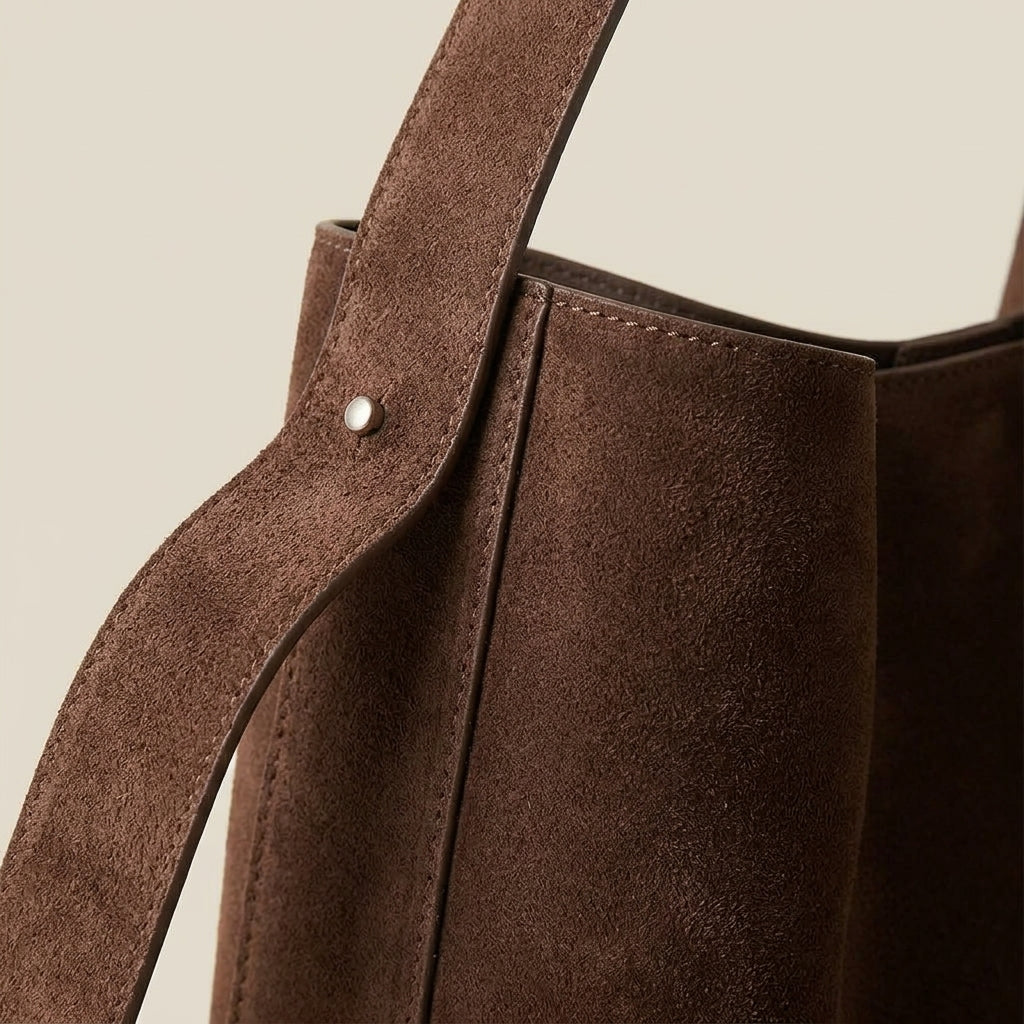 Detalhe do produto The Grand Suede Winter Bag