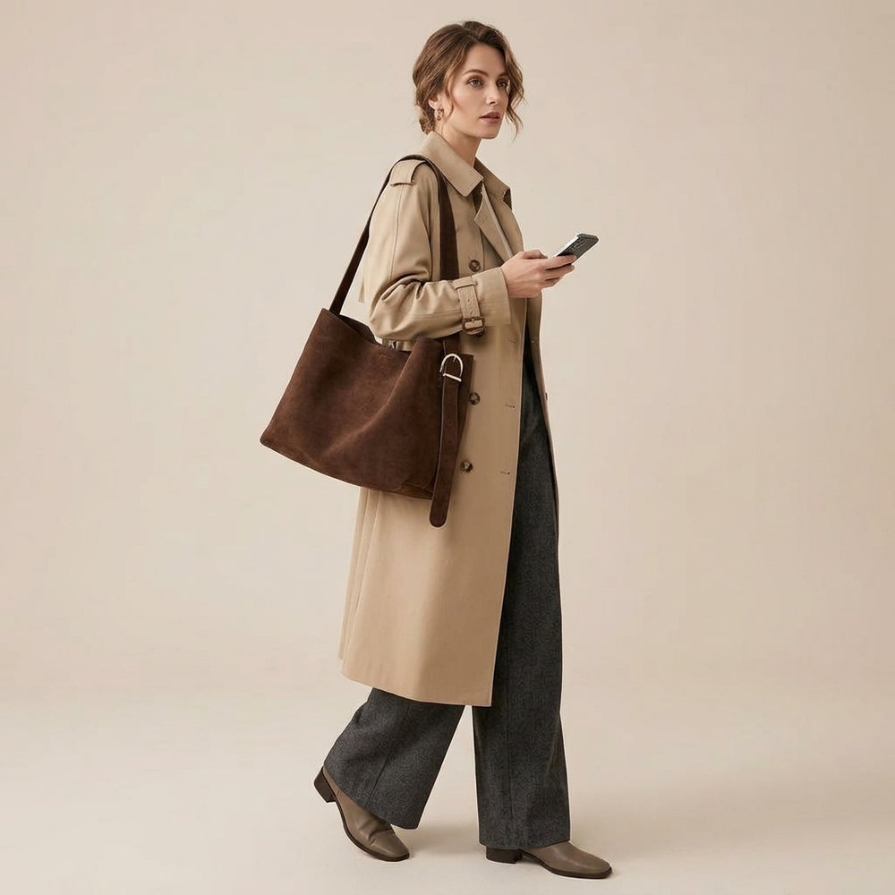The Grand Suede Winter Bag