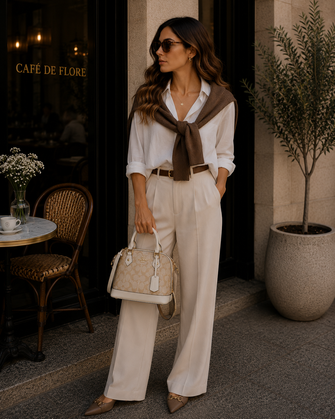 Retro Crossbody Shell Bag