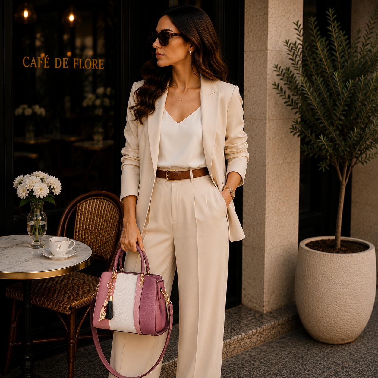 Verona Luxury Square Shoulder Bag