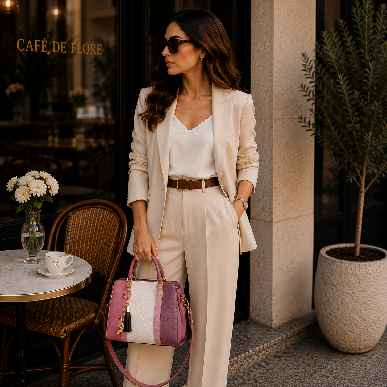Verona Luxury Square Shoulder Bag
