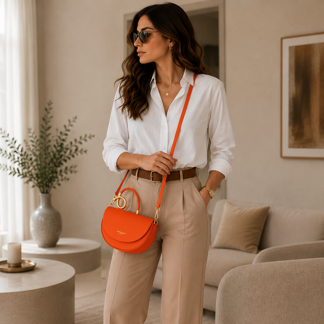 Semicircle Saddle Crossbody Bag