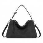 Large Suede Shoulder Bag for Work