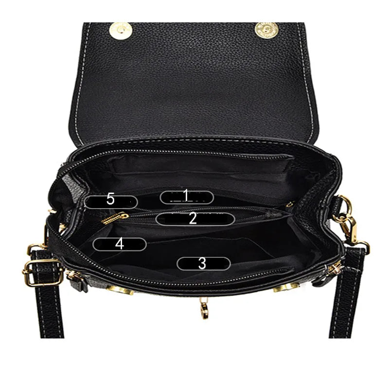 Olivia Bow Square Shoulder Bag