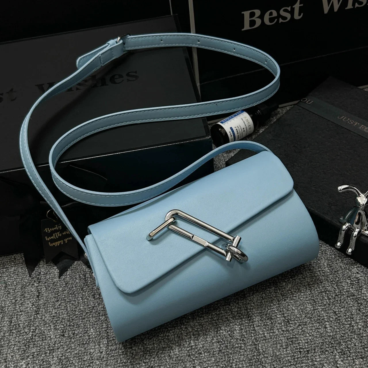Green Orange Saddle Bag