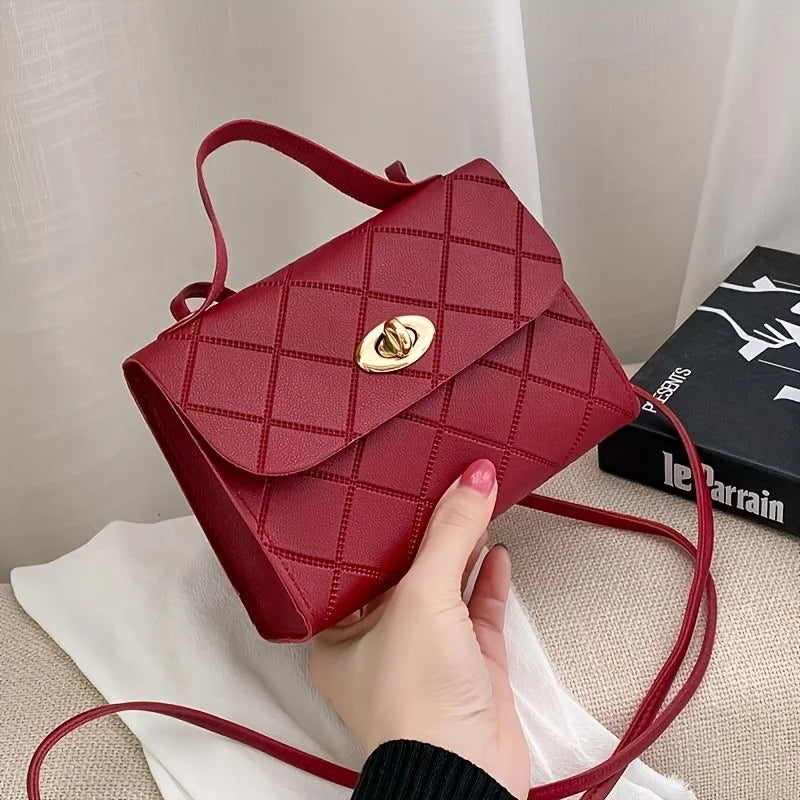 Diamond Quilted Shoulder Bag