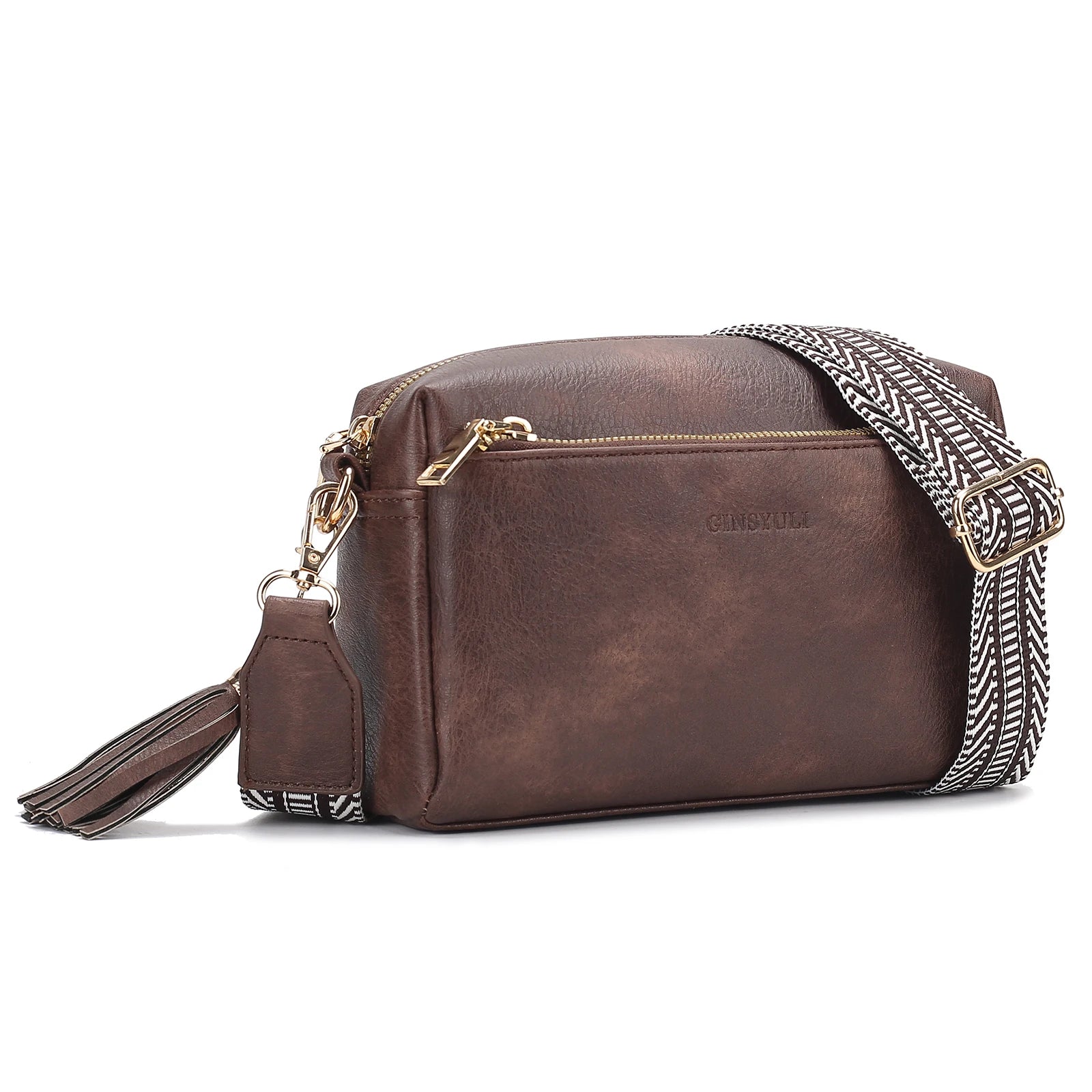 Zoe Large Capacity Square Crossbody Bag